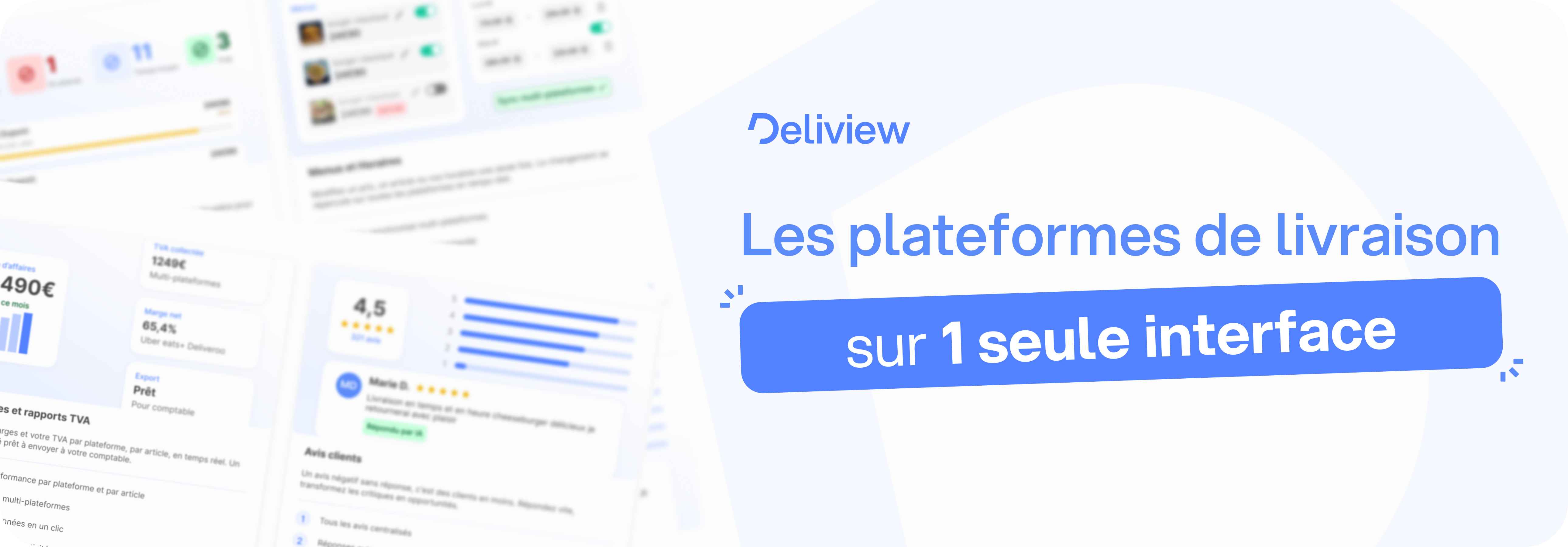 Aperçu du projet Deliview Gestion Livraison